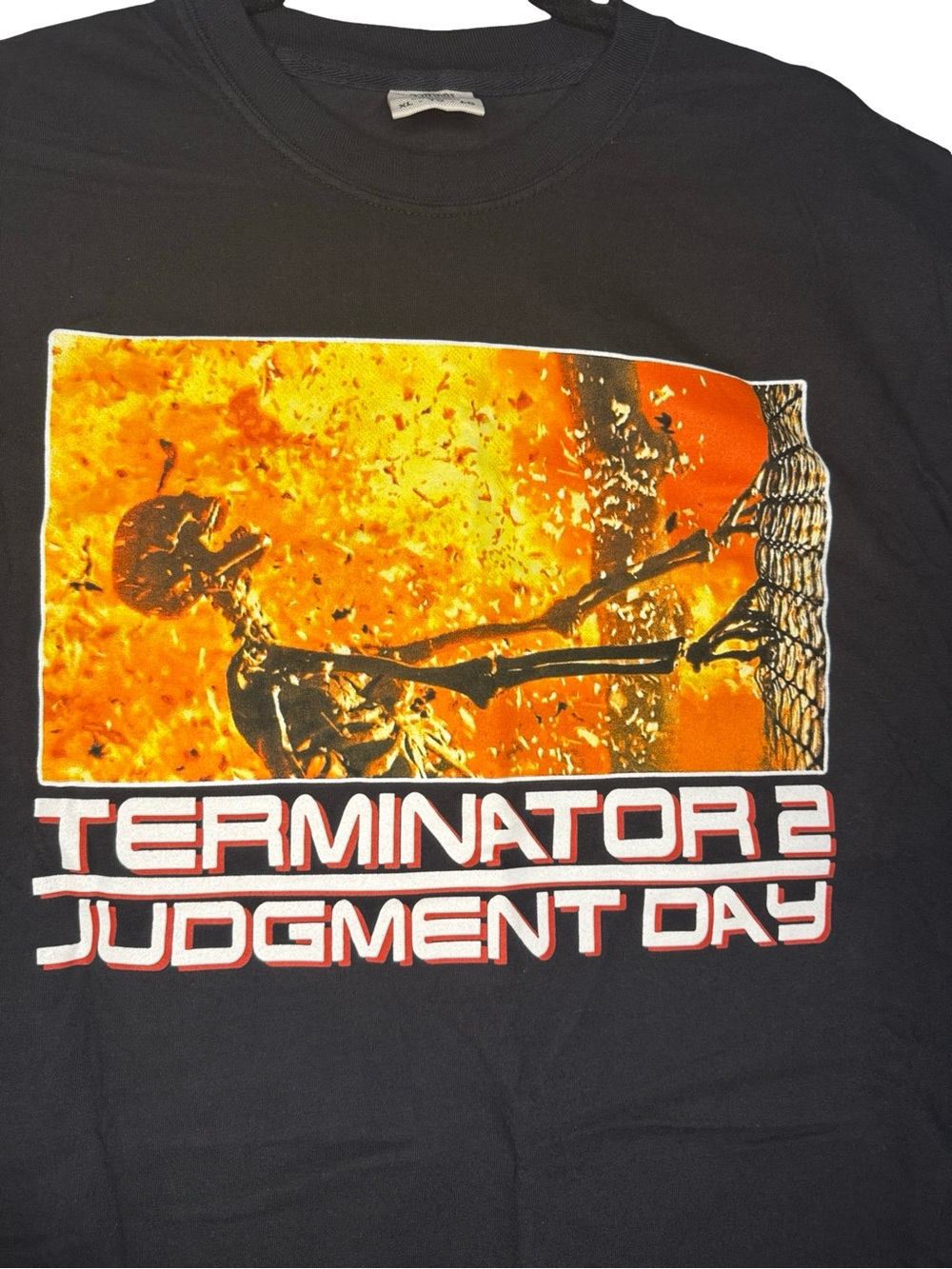 Terminator 2: Judgement Day - cropped muscle movie T-shirt tank top (XL)